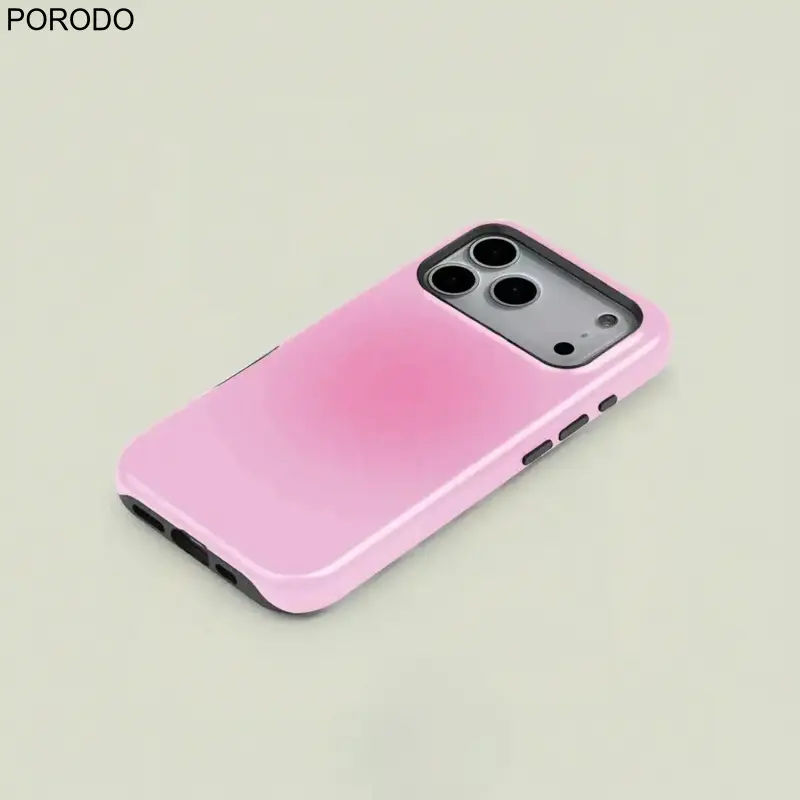 MagSafe Case Gradient Pink Aura Phone Case, Rugged Shockproof 2in1 Protective Cover,phone Case Suitable for Iphone 11/12/13/14/15/16/17 Pro Promax Plus AirHoliday Gift Minimalist Stylish Case for iphone 17 pro max cases girls