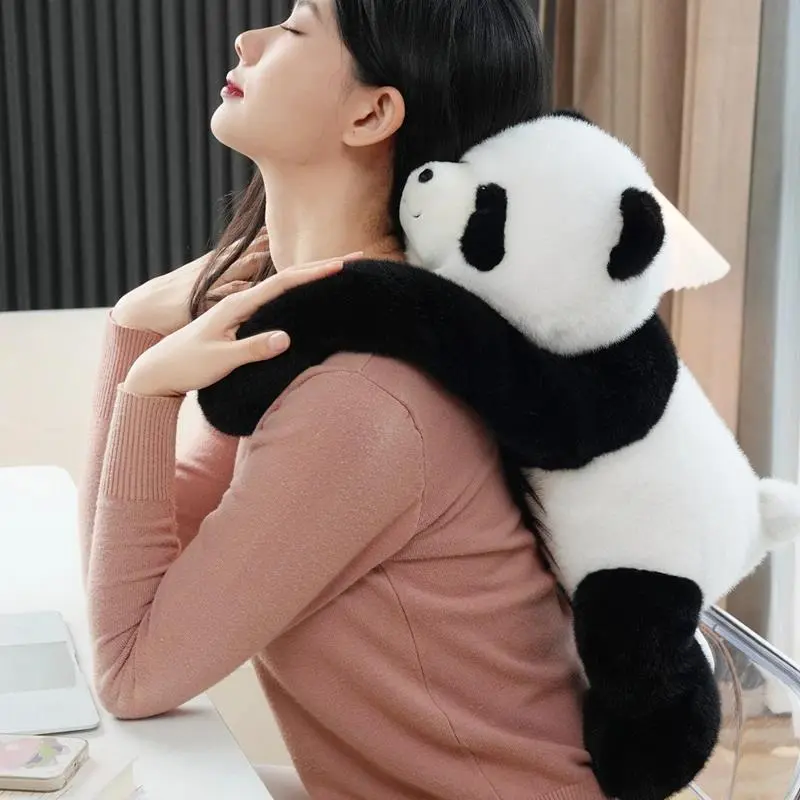 Long Arm Animal Weighted Stuffed Animal Soft Lazy Fluffy Plush Animal Plush Big Panda Stuffed Plush Soft Decompression Pillow