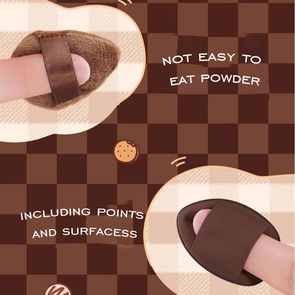 Chocolate's Powder Puff Set, 6pcs/set Multi-Purpose Makeup Tools, Soft & Skin-Friendly, Ideal for Foundation, Loose Powder, BB Cream, Cushion
