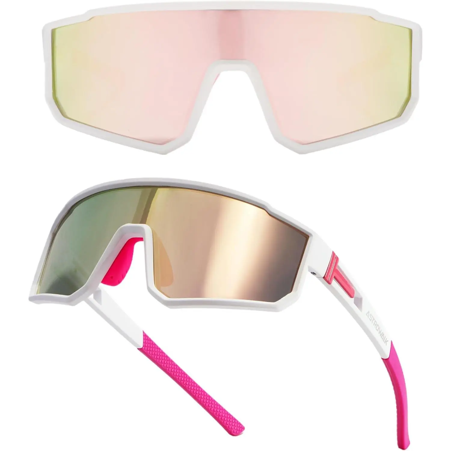 Running Sunglasses For Men Women, UV400 with Adjustble Nose Pad for Cycling, Hiking,Beach Volleyball