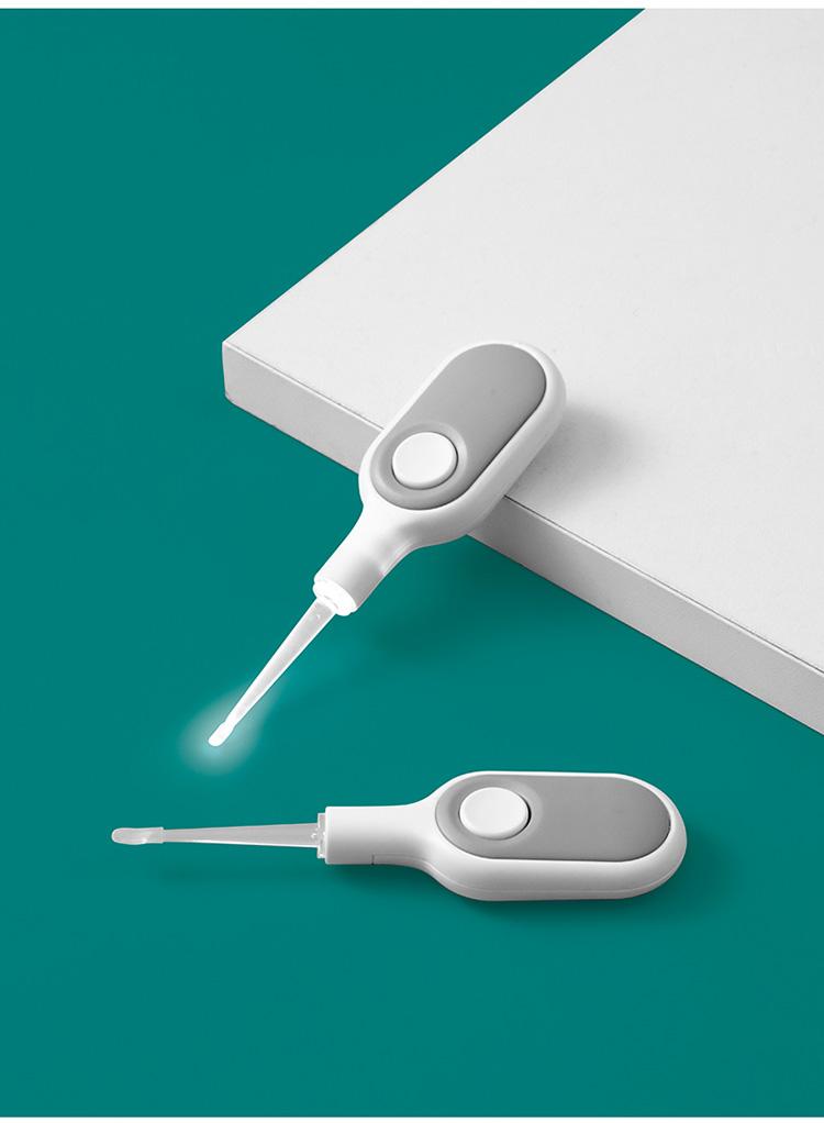 FaSoLa Visual Ear Cleaner for Children, Special Illuminated Soft Tip, Ear Cleaning Tool for Adults, Baby Ear Cleaner with Light