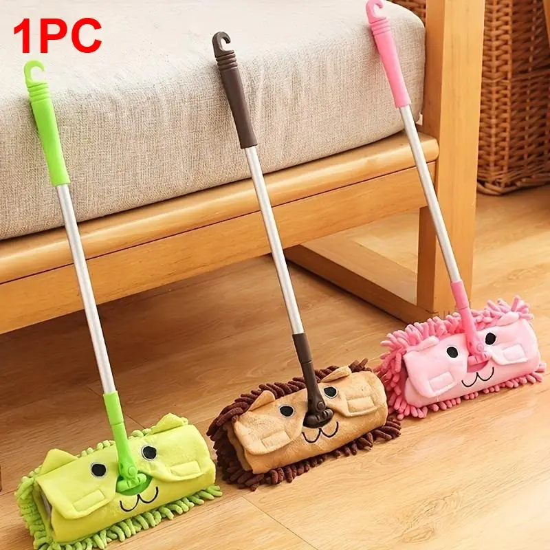 Children's mini household cleaning mop. Back-to-school season. Halloween and Christmas cleaning season. Chenille Mop