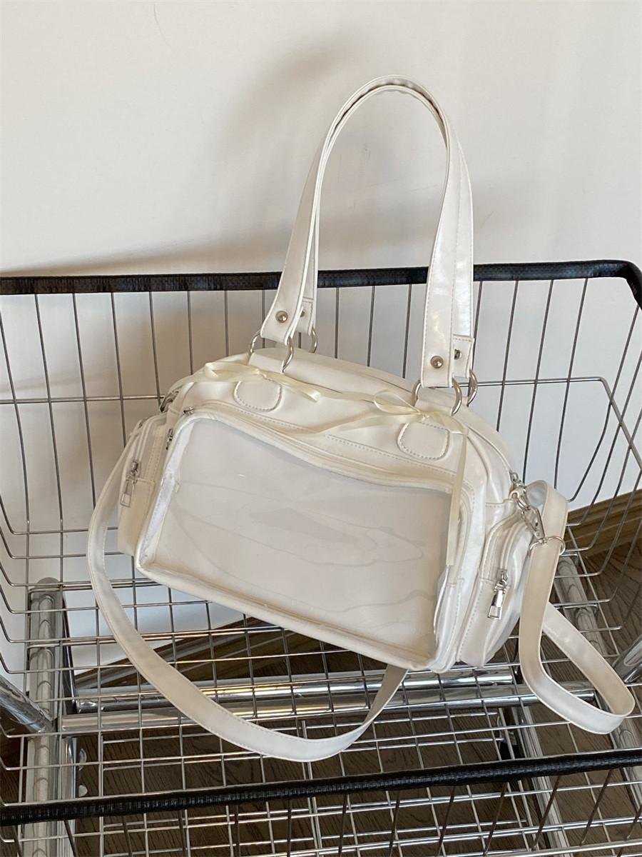 Anime Two-Dimension Japanese Uniform Bag Jk Shoulder Bag Large Capacity Crossbody Versatile Badge Display Bag Doll Itabag Purse