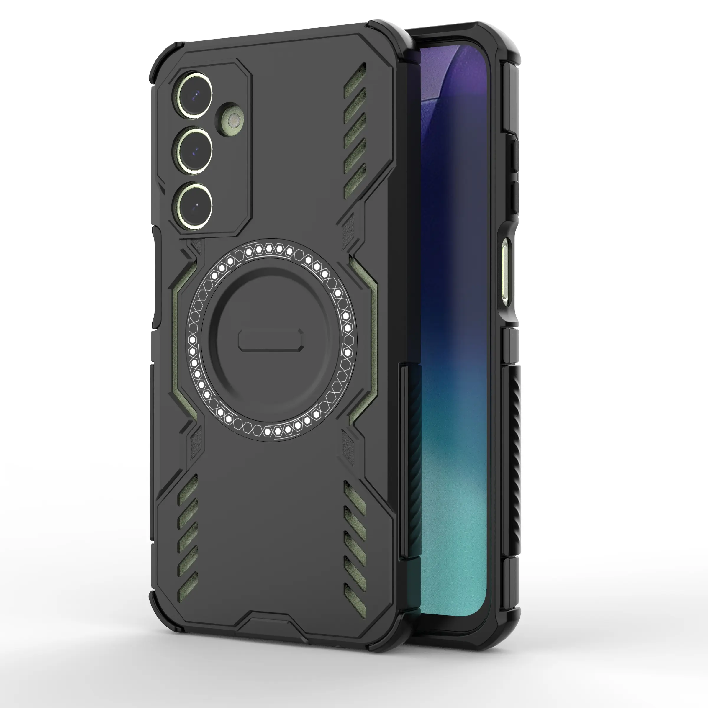 Case for Samsung Galaxy A25 Hard Shell, Durable Anti-Scratch, Shockproof, Wireless Charging, Precise Cutouts, Non-Slip, Thickened Protective for Samsung Galaxy A25 Case