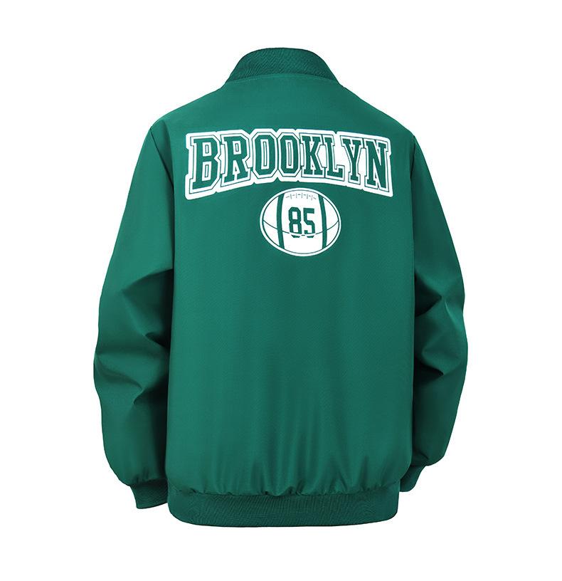 2026 New Men's Baseball Jacket with Stand Collar Popular American Style Jacket for Menswear Coats