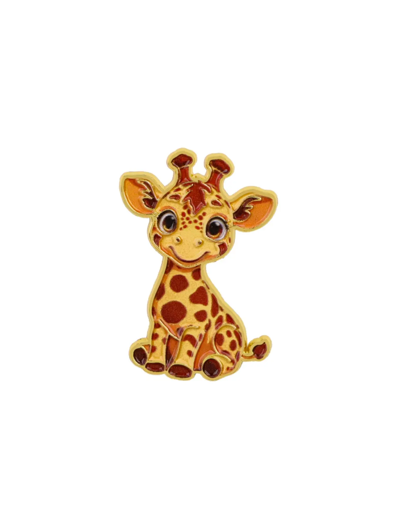 Giraffe Pin Brooch, Cute Cartoon Badge, Perfect for Backpacks, Briefcases, Fashion Accessories, Unique Gift Idea, All Seasons, Decor Pins