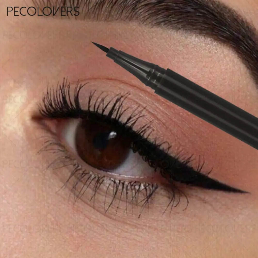 1 Pcs Ultra-Fine Tip 0.01mm Liquid Eyeliner Pen, Black Brown High Pigmented, Waterproof and Smudge-Proof, Students Offices Use, Beginner-friendly, For All Skin Types, Party Daily Use, Eye Makeup Products