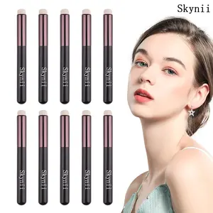 10PCS Skynii Professional Round Head Lip Brush for Lipstick & Concealer - Eye Shadow, Makeup, and Shadow Brush