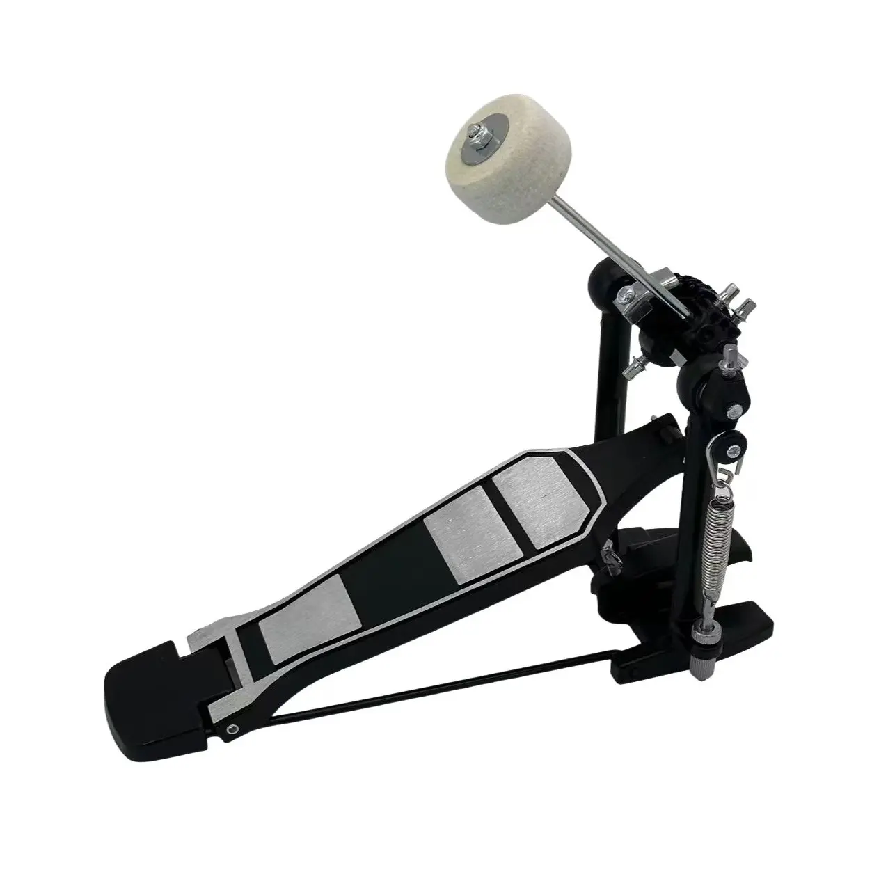 Bass Drum Pedal, Dual Chain Drive Foot Pedal for Percussion Instruments, Adjustable Bass Drum Set Hardware, Design, Double Bass Drum Pedal