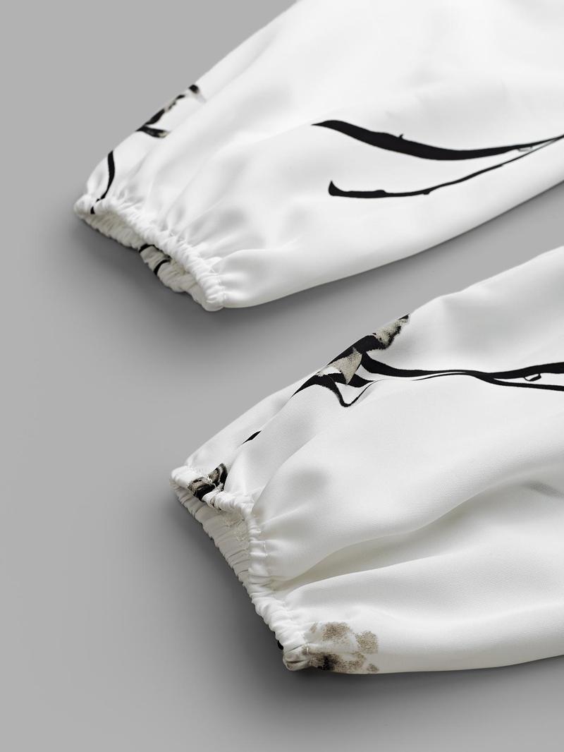 Women's Floral Print Dress, Elegant Fashion Casual A Line Dress for Daily Outdoor Wear, Women Dress for Spring Fall