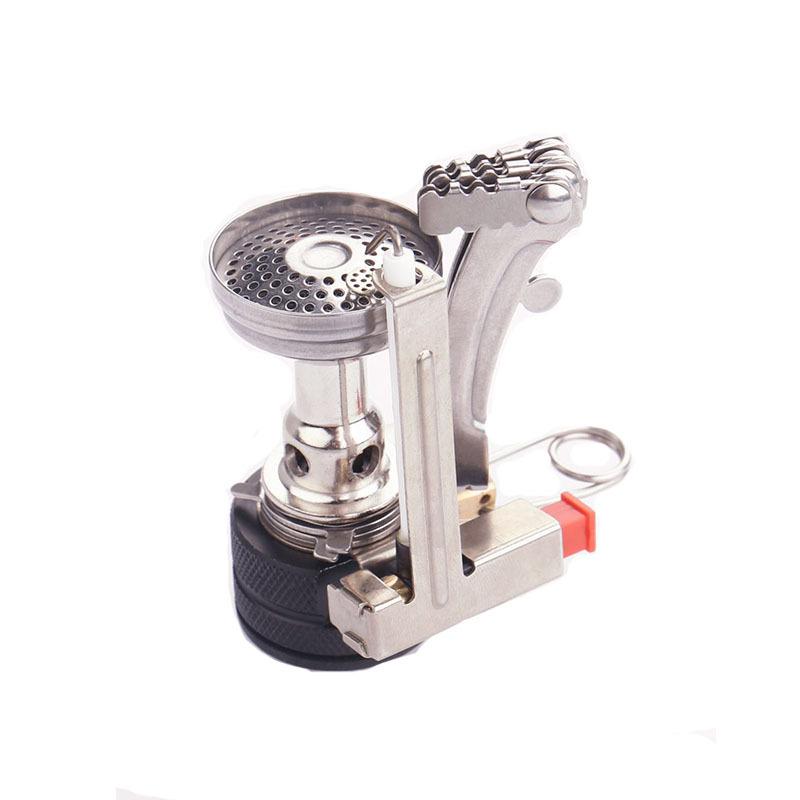 Foldable Electric Ignition Camping Stove Mini Portable Backpacking Stoves Outdoor BBQ Grill for Picnic Hiking Travel