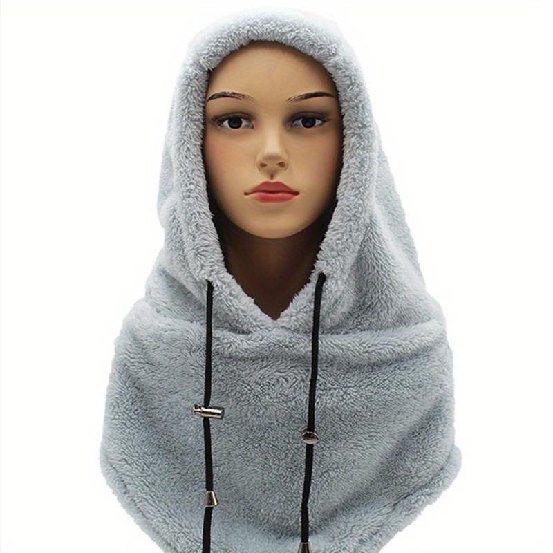 2PCS  Hood Ski Mask Winter Balaclava Windproof Warm Hood Cover Hat Cap Scarf