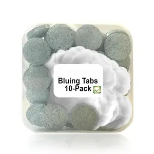 Bluing Tablets (10 Count) – Laboratory Sample Integrity & Toilet Flapper Leak Detection, , -Dissolving