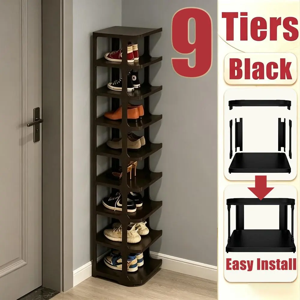 6/9 Tier vertical detachable footwear cabinet, trendy shoe stand, useful gift, home organizer rack, daily supplies for shoe arrangement