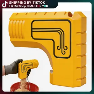 Table Saw Dust Collector Adapter, 2.5 Inch Dust Port Connector, Tool-Free Installation, Dual Dust Bag Hooks, Efficient Sawdust Collection