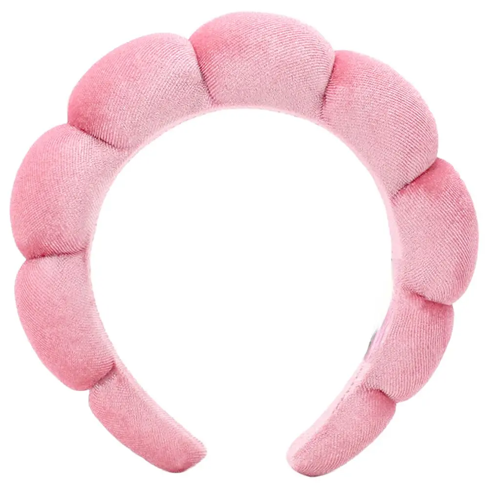 Spa Headbands  Washing Face or Makeup, Sponge Bubble Skincare Headbands, Puffy Terry Cloth Hairband  Women, Skin Care Makeup Headwear Hair Accessories  Girls