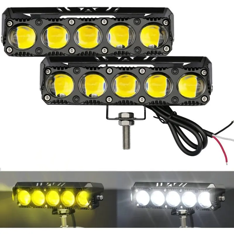 2pcs LED / Combo Driving Lights, 6.5 Inch Off-Road Pod Lights for Trucks, Vehicles, Atv, Utv, Tractors, Work Lights, Offroad Lighting
