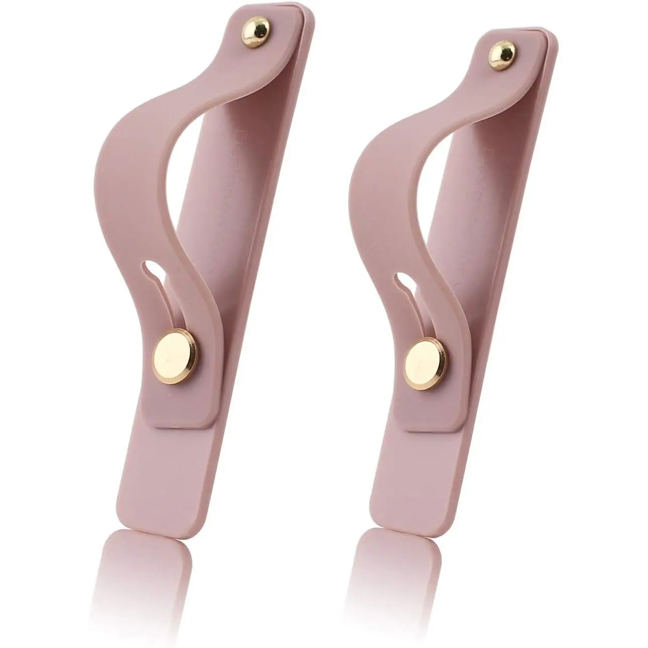 Removable and  Cell Phone Grip Strap,  Telescopic Finger Kickstand Bracket   Phone Holder Stand and Portable Finger Loop for  Smartphones Case ()