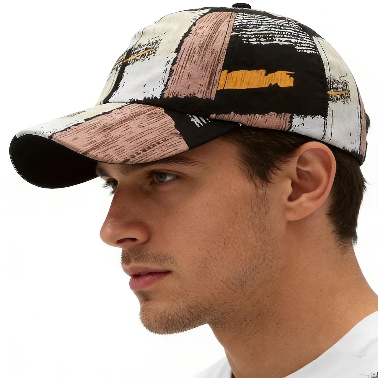 New Trendy Graffiti Checkered Unisex Baseball Cap