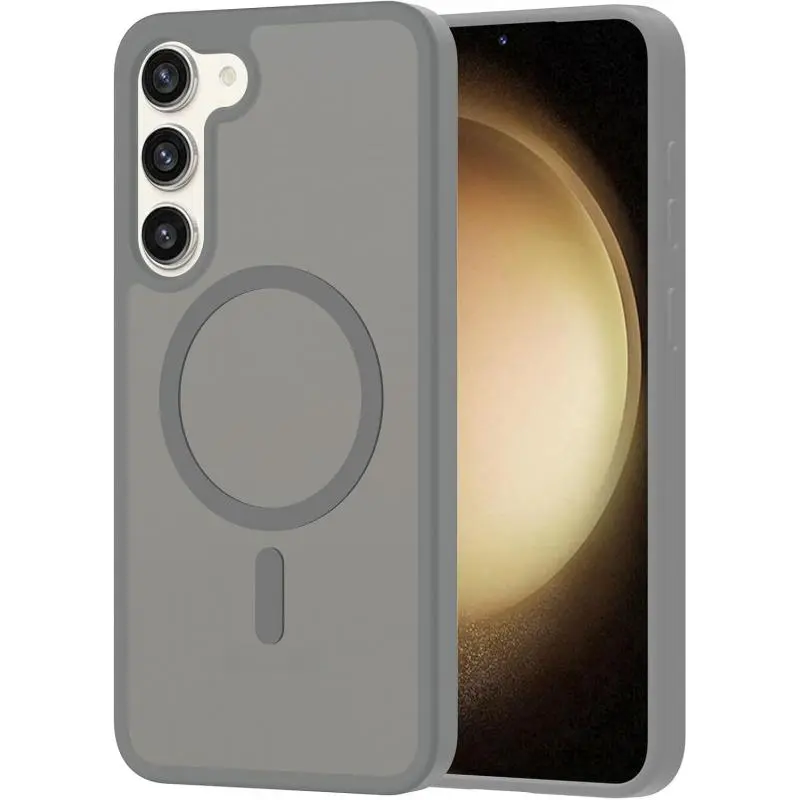 Phone case for Samsung Galaxy S26 25 24 23 ULTRA/PLUS/FE ,A56 55 54 37 36 35 26 16 17 15 14 # 4G/5G Case Magnetic, [Compatible with Magsafe] Frosted  Slim Fit Protector Wireless Charging Skin-Feel Shockproof Anti-Slip Protective Phone Cover,
