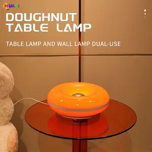 Varmblixt Donut Touch Wall Lamp, Nordic Vintage Style, Living Room Decor, Bedroom Dimmable Ambient Light, LED Night Light