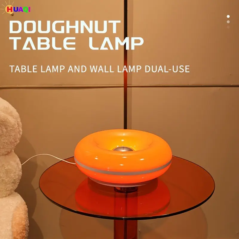 Varmblixt Donut Touch Wall Lamp, Nordic Vintage Style, Living Room Decor, Bedroom Dimmable Ambient Light, LED Night Light