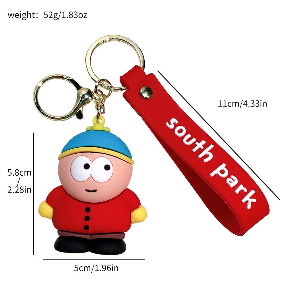 South Park keychain, South Park figurine, couple pendant, small gift for claw machines