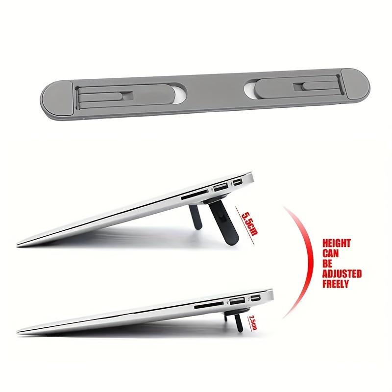 Adjustable and Foldable Laptop and Tablet Stand |   Cooling Design, Adjustable Height, Improved Vision, Lightweight Material, Suitable for Home, Office, Dorm, Car Travel |   Ideal Holiday Gift