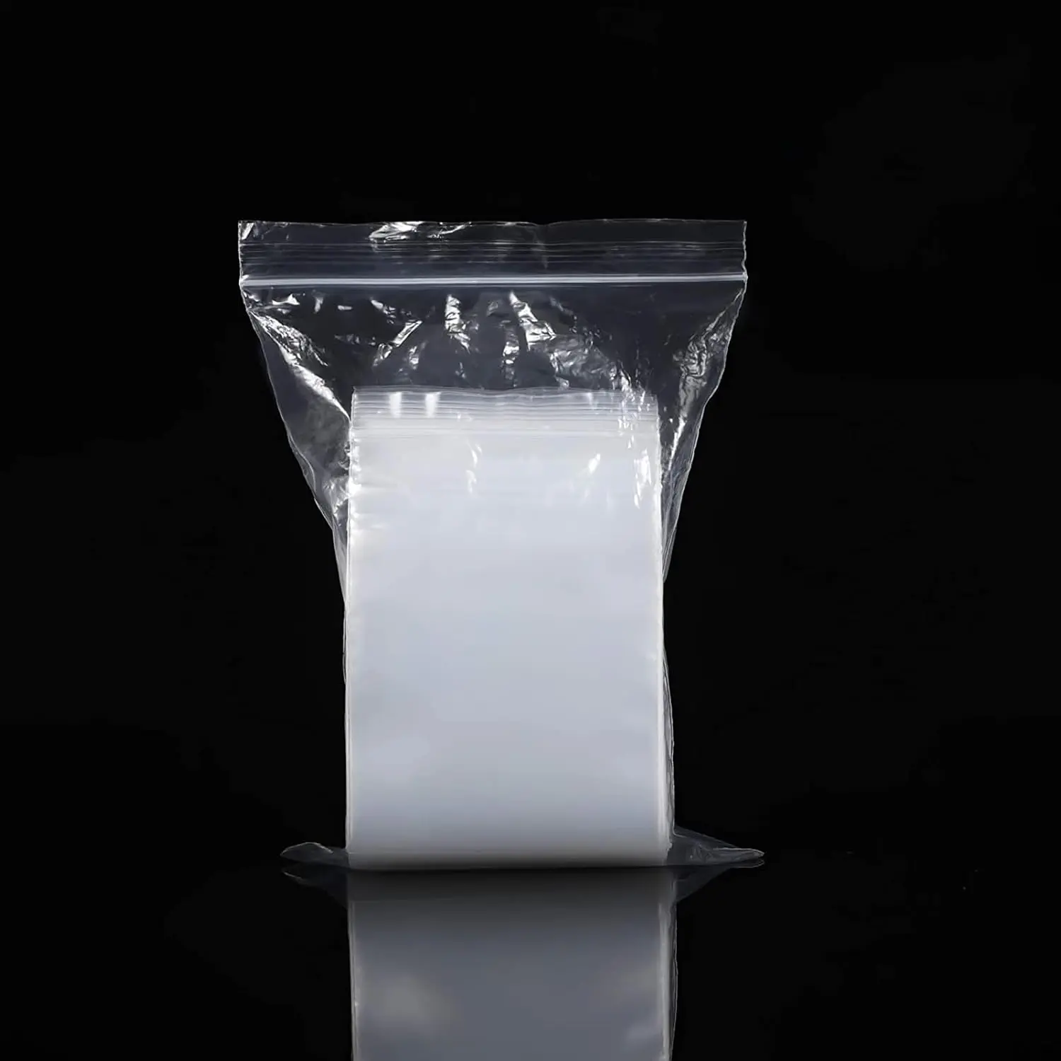 200 count 1.2" x 1.2" Small Plastic Bags for  Items Storage & Packaging | Heavy Duty, 4 Mil Thick, , Clear, Zip Lock Poly Baggies for , Pills, Beads, Screws, Seeds, Mini Hardware