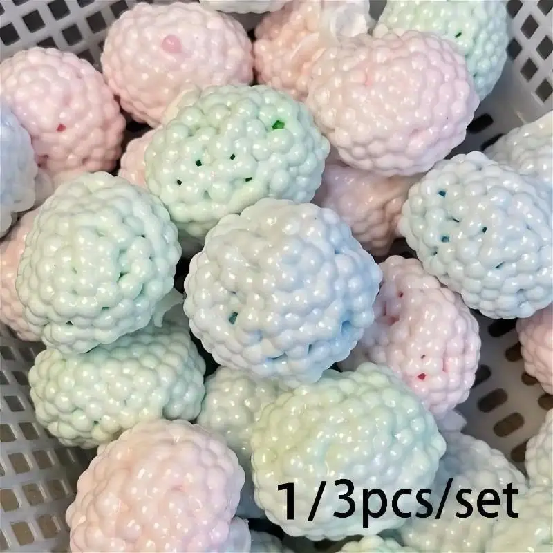 Shapeable Vacuum Squishies Sand Ball Grape Stress Ball Stress Relief Noisy Ball Desktop Squeezing Soothing Toy Birthday Gift