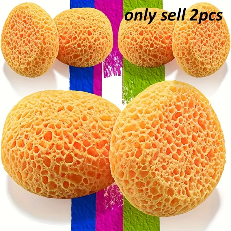 2-pack large-pore texture sponge – wall repair and plasterboard restoration sponge, suitable for DIY painting and home decoration. Can be washed and easily cleaned, reusable Durable ceiling texture construction tool, practical wall repair tool.