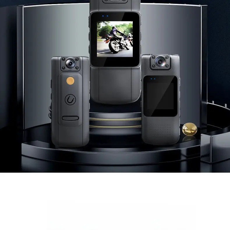 L11 Portable 1080P WiFi Action Camera with 1.54" LCD Screen, 5H Rechargeable Battery, ABS Plastic Back Clip, App Control, Remote Control, Loop Recording, Card Support for Motorcycle Helmet, Compact, Wifi Enabled