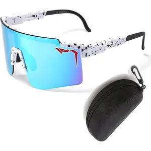 Sports Sunglasses Men-Women, Vipers Sunglasses for Mens Anti-UV Youth Baseball Softball Glasses Ages 12 & Up