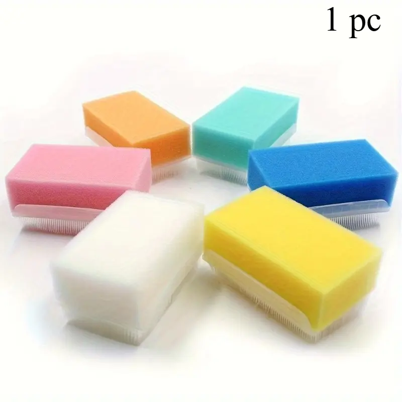 Sensory Magic Bath Sponge: Autism Treatment, Surgical Scrub, Tactile Massage, Cleaning Brush, Bath & Shower Accessories - Made with Natural Sponge Material