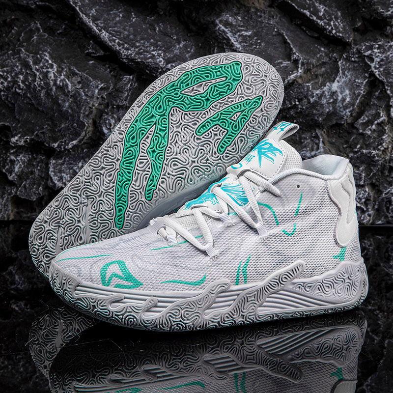 2026 New Model Three-ball Third Generation Basketball Shoes, High-top New Youth Practical Wear-resistant Sports Shoes