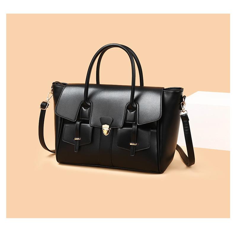 Vintage Handheld Tote Bag, New Large-Capacity Briefcase for Women, Suitable for Business Trips and Commuting