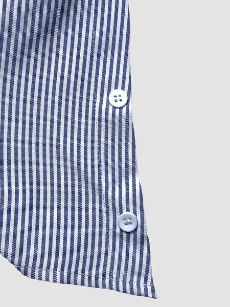 Women's Striped Shirt Blouse for Casual and Commuting, Slim Fit Top for a Flattering Look, Versatile Fashion for Women