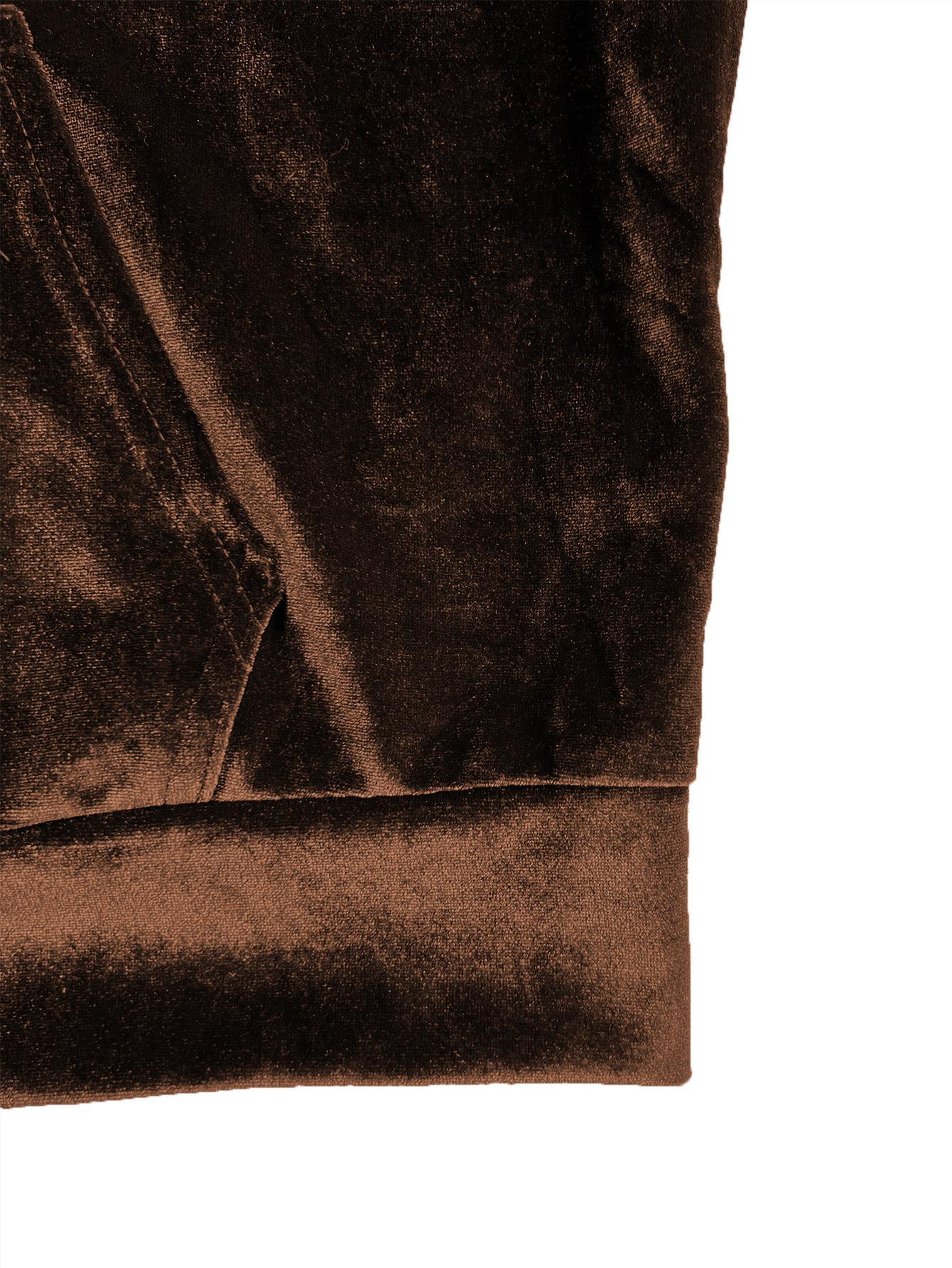 Joyfunear Women's Velvet Tracksuit Set: Hooded Zip-Up Jacket + Jogger Pants