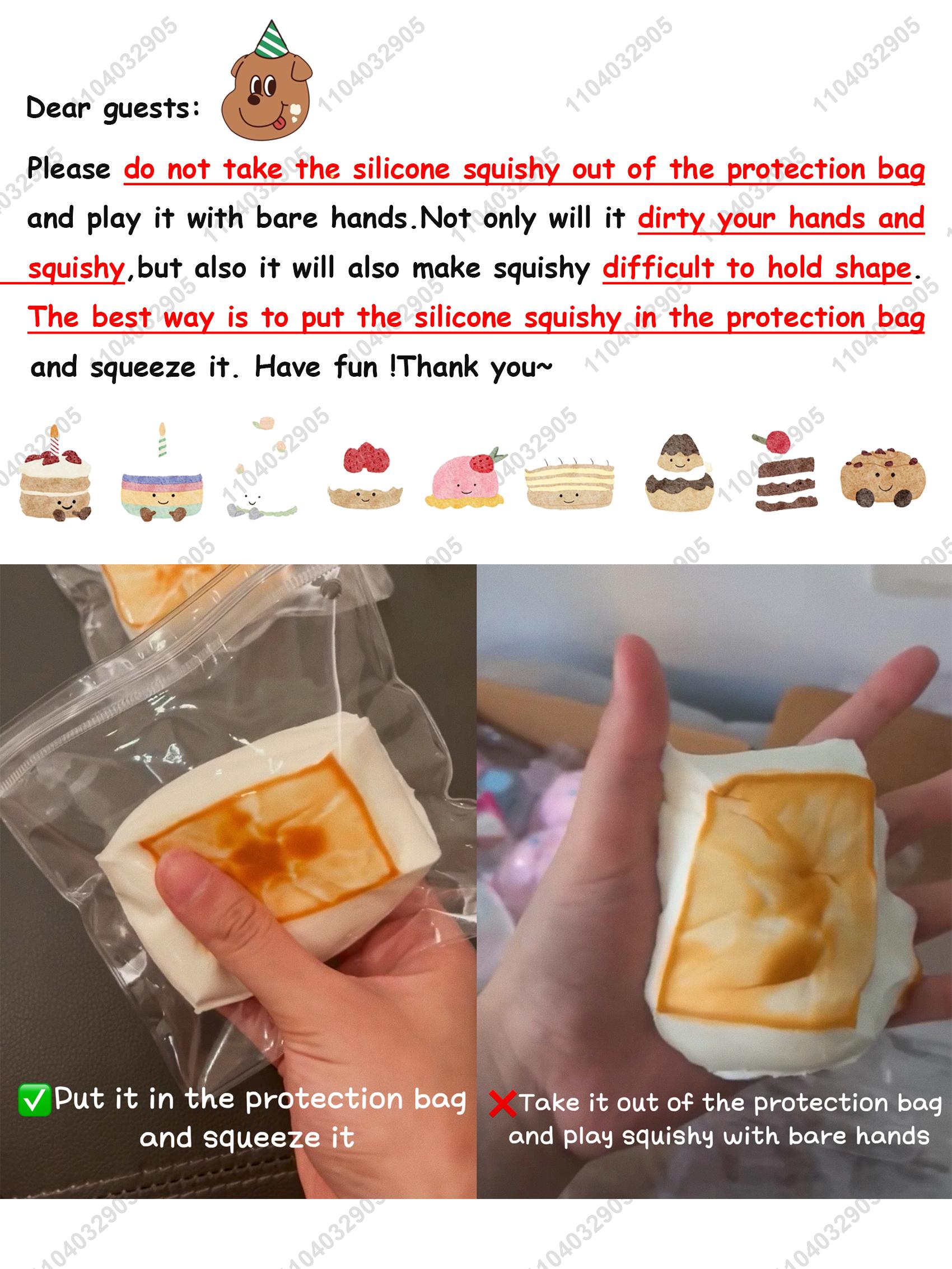 Handmade Yellow Big Chicken Plush Silicone Squishy Pinching Toys Cute Hen Chicks Taba Squeezing Toy Fuzzy Release Hand Stress