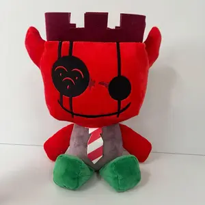 Helltaker Game Red Demon Character 25cm Plush Anime Toys Doll Stuffed Toy Soft Plushie Cute Collectible Gift for Game Fans Decor