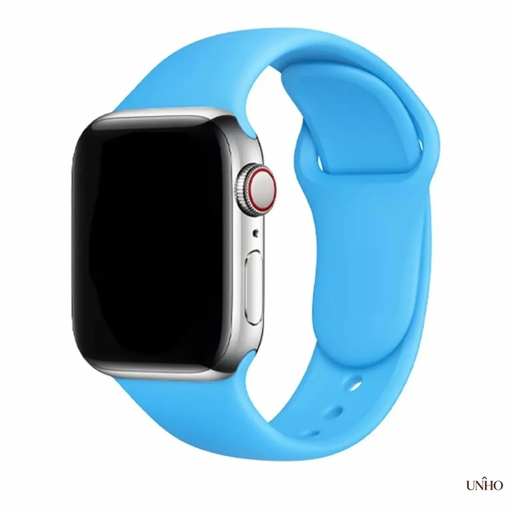 Solid Color Classic Silicone Sport Smart Watch Straps - Butterfly Clasp Buckle, Replacement Band for iWatch Series 1-5 DIY Bag Accessories