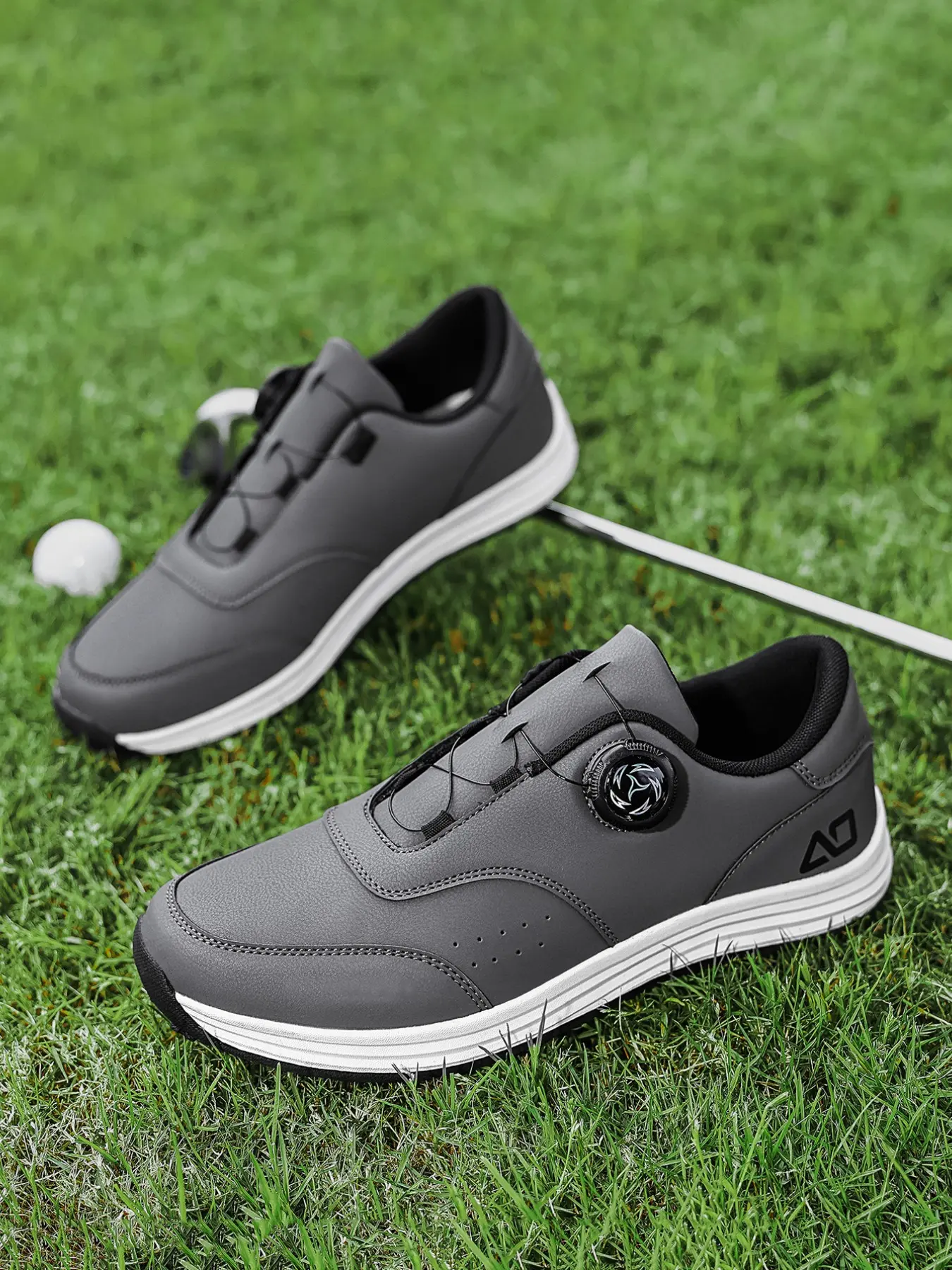 Men's Professional Golf Shoes, Waterproof Breathable, Non-Slip Training Shoes, Eva Sole, Wide Fit, All Seasons, Casual Style