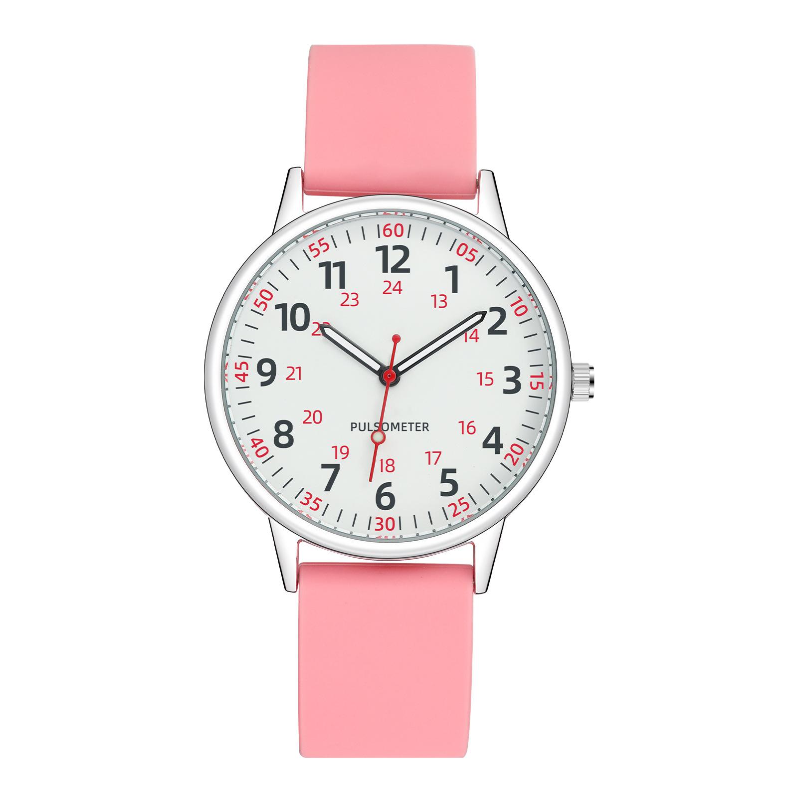Nurse Watch for Women: Waterproof, Analog with Second Hand, Silicone-banded – Ideal for Nursing Professionals.