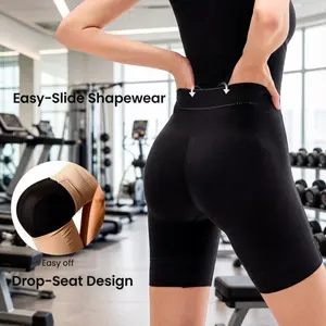 Shapewear] Tummy Control Butt Liftter Faja Bodysuit, Back Support Scrunch Back Open Design, Postpartum Recovery Full Body Shaper with Cotton Gusset, Colombian Fajas Everyday Wear for Women