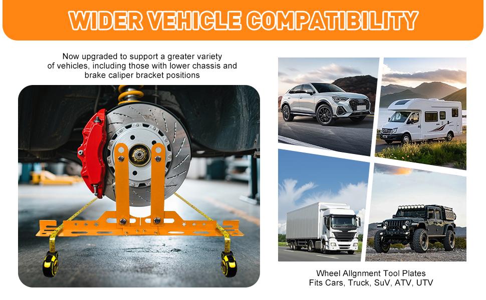 SUNDAY MIRTH Wheel Alignment Tool Kit with 2 Measuring Tapes – Toe, Automotive Alignment Tools for Car, Truck, SUV – Camber Alignment Tool Alternative for Measuring Wheel Toe