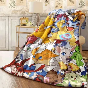 This blanket features a stylish digital baby design, is comfortable and warm, easy to care for and durable, making it perfect for outdoor camping, adventure, picnics, dormitories, air-conditioned rooms, and sofas.