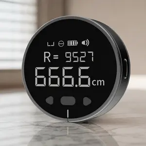 Rechargeable Laser Distance Measure, 324ft Digital Tape Measure with LCD Display for Indoor Outdoor Use, Precise Linear Measurement Tool for Construction Woodworking Automotive Repair and Home DIY Projects