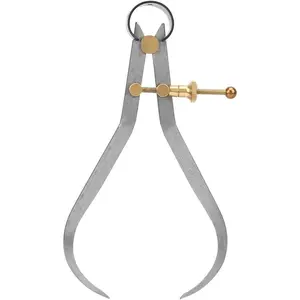 Outside Spring Caliper, Caliper Measuring Tool, Digital Boomerang Leg External Spring Divider Set Measuring Tool for Woodworking Turning Lathe Projects(190mm / 7.5in)