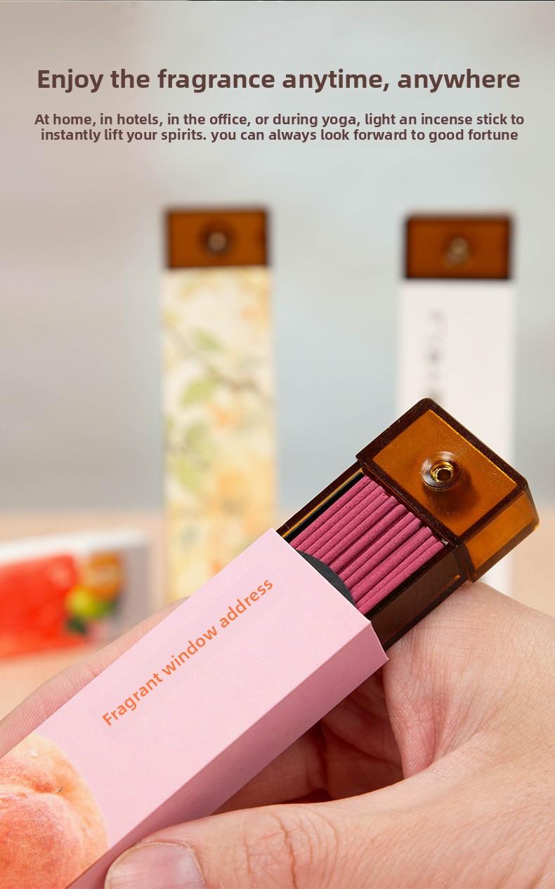 Portable Pocket Coffee Incense Sticks with Built-in Fragrance Jack for Home Business Travel Cafes Offices Compact Adorable Design【where can i buy this product tiktok shop】 aromatherapy