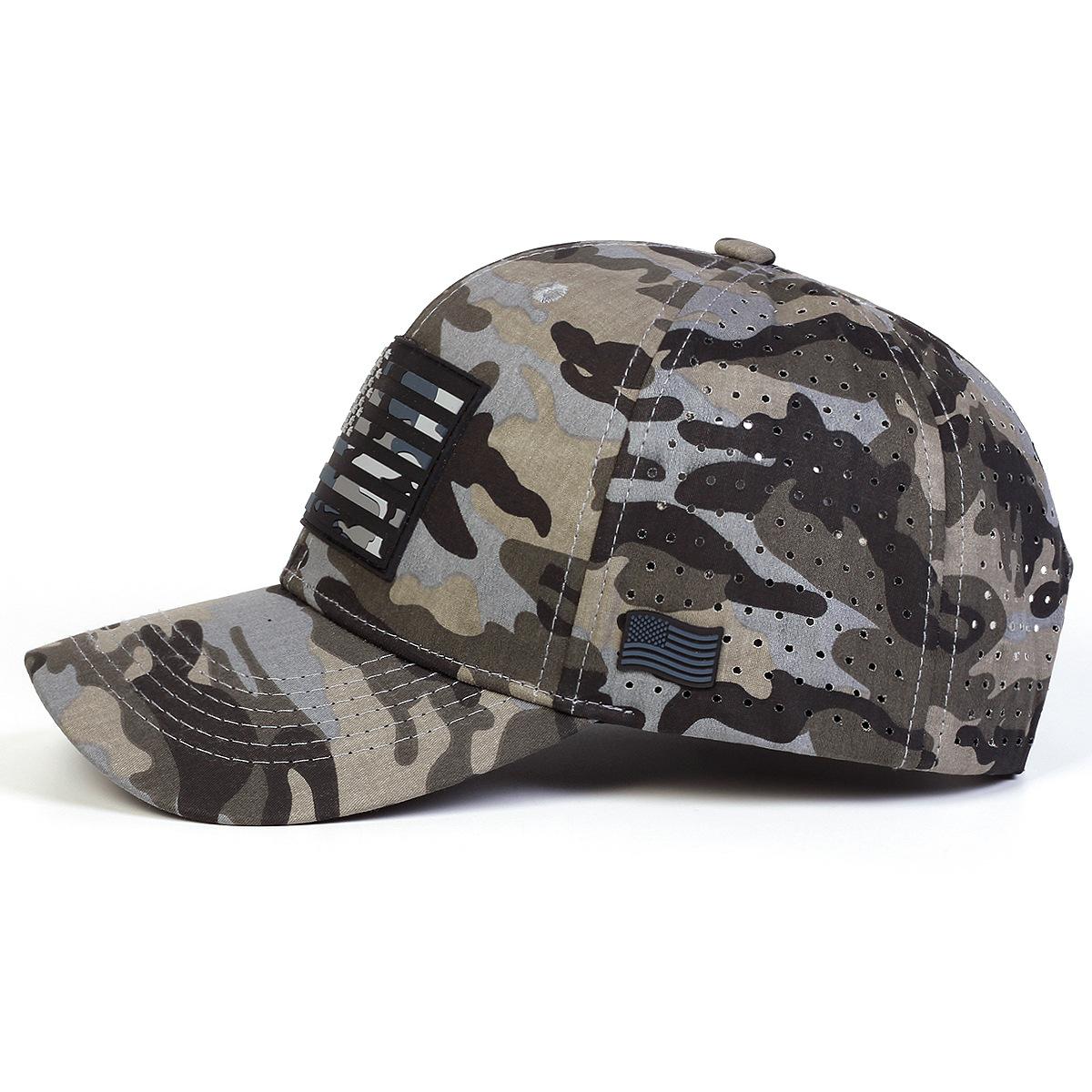 2026 baseball cap, flag mesh cap, freely adjustable duckbill cap, breathable sun protection hat, sports cap